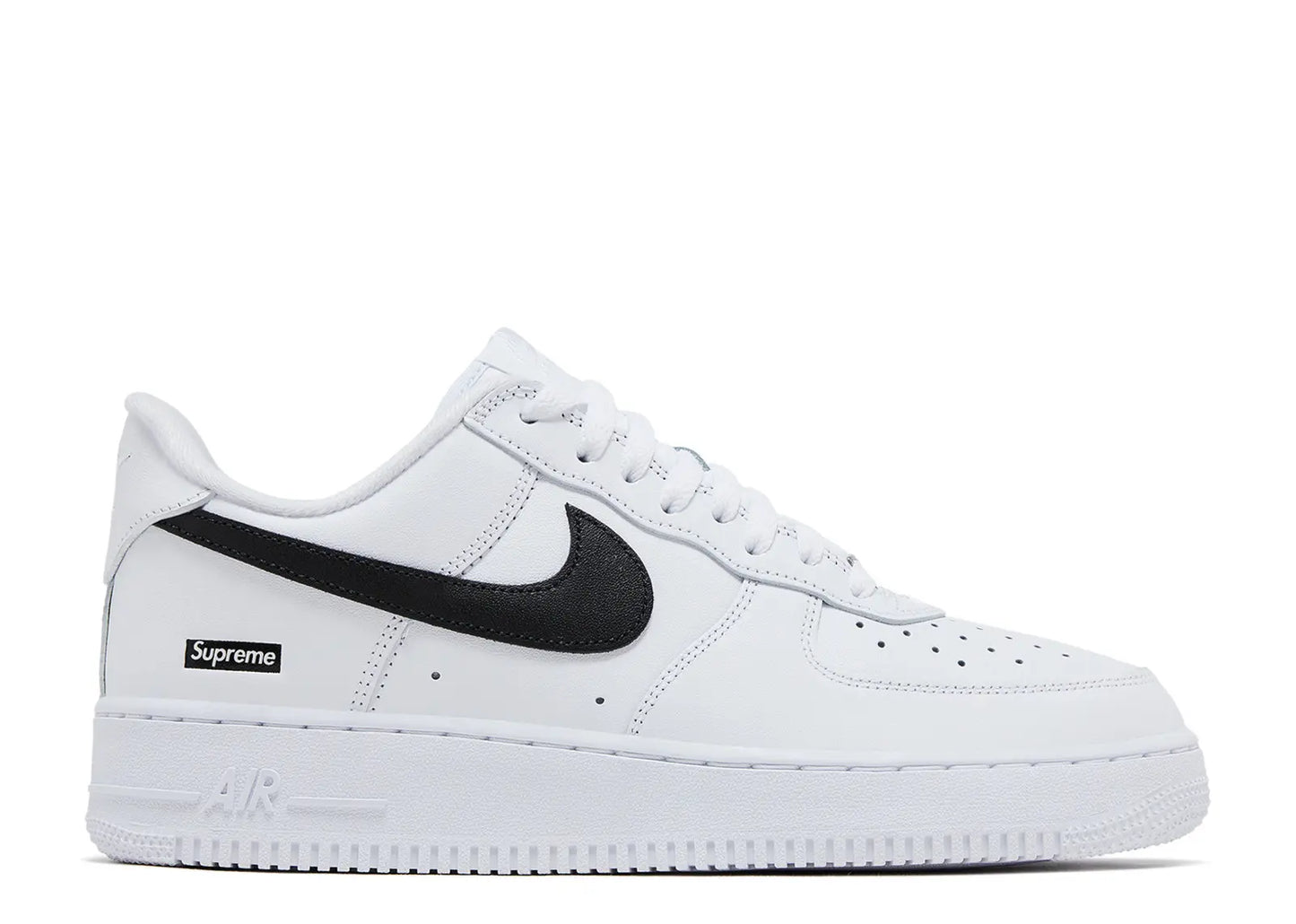 SUPREME X AIR FORCE 1 LOW 'BOX LOGO - WHITE BLACK'