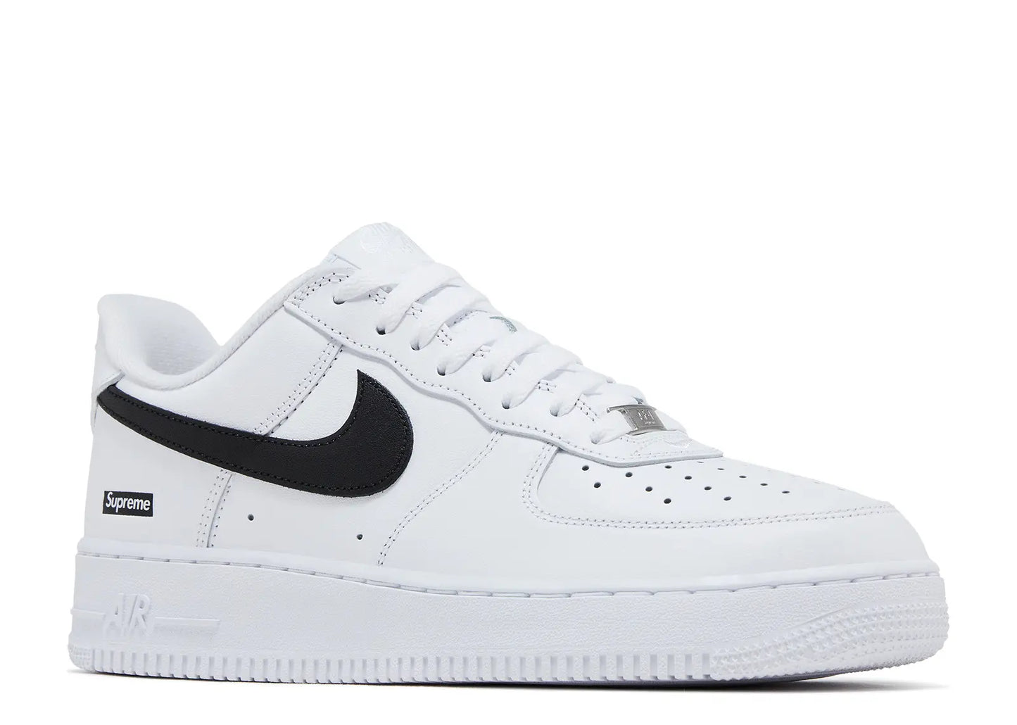SUPREME X AIR FORCE 1 LOW 'BOX LOGO - WHITE BLACK'