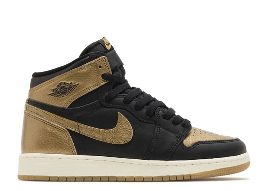 JORDAN 1 RETRO HIGH OG GS 'BLACK METALLIC GOLD'