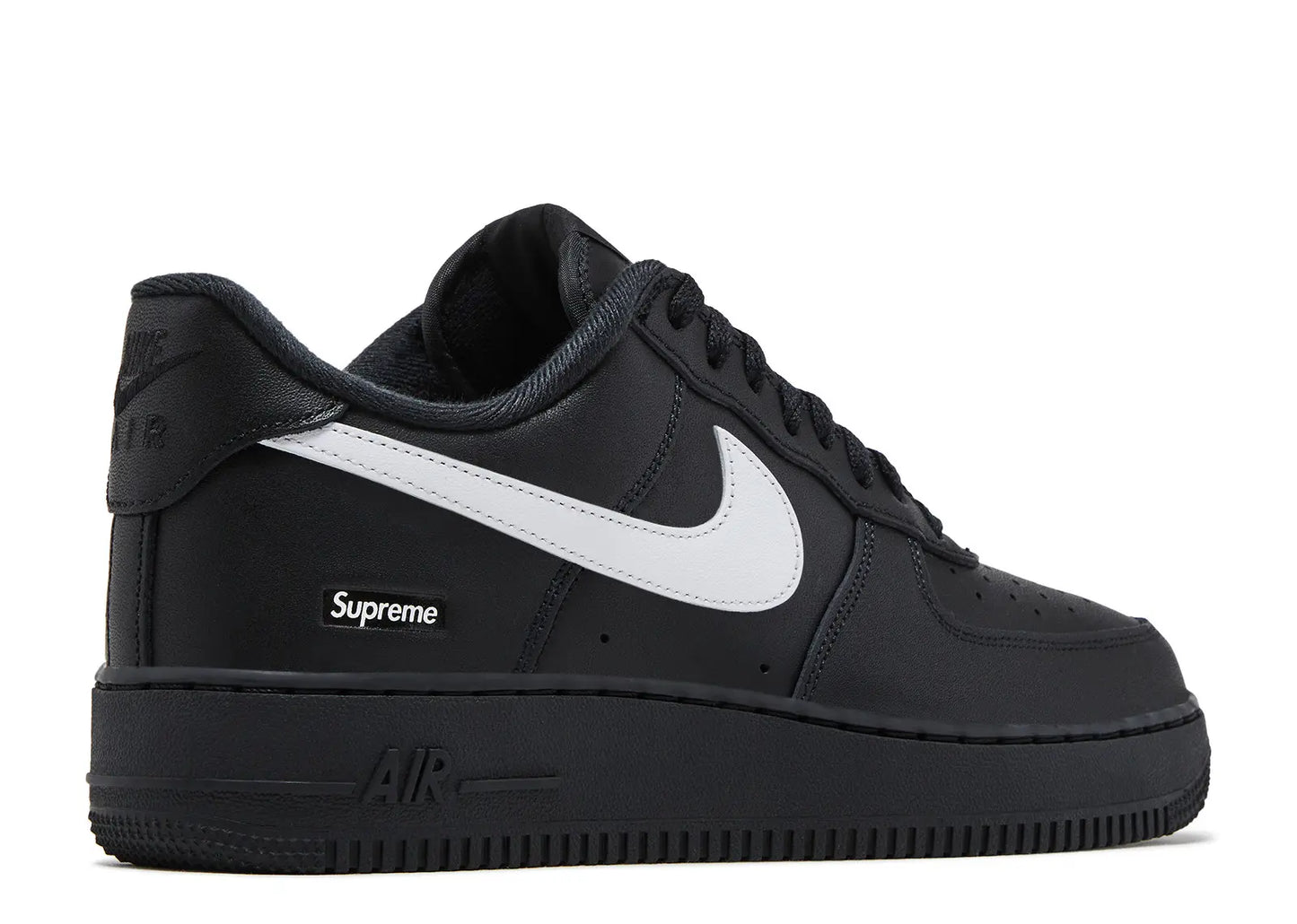 SUPREME X AIR FORCE 1 LOW 'BOX LOGO - BLACK WHITE'