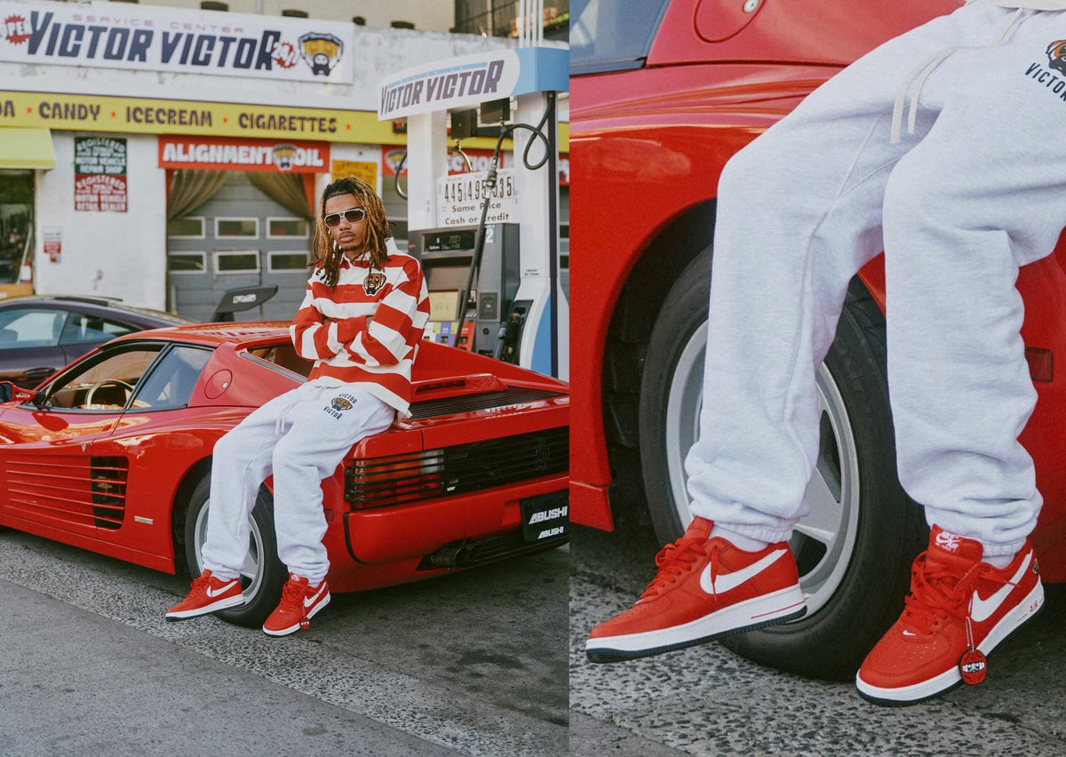 Victor Victor x Nike Air Force 1 Low '01 University Red