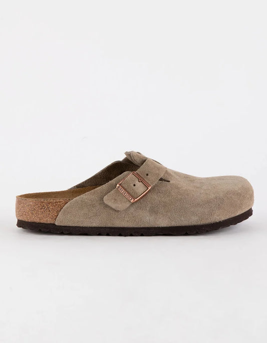 BIRKENSTOCK BOSTON SOFT FOOTBED ‘TAUPE’
