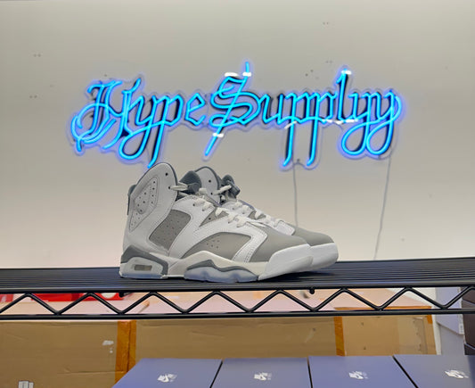 Jordan Retro 6 ‘Cool grey’ 384665-100 (GS | Women’s)