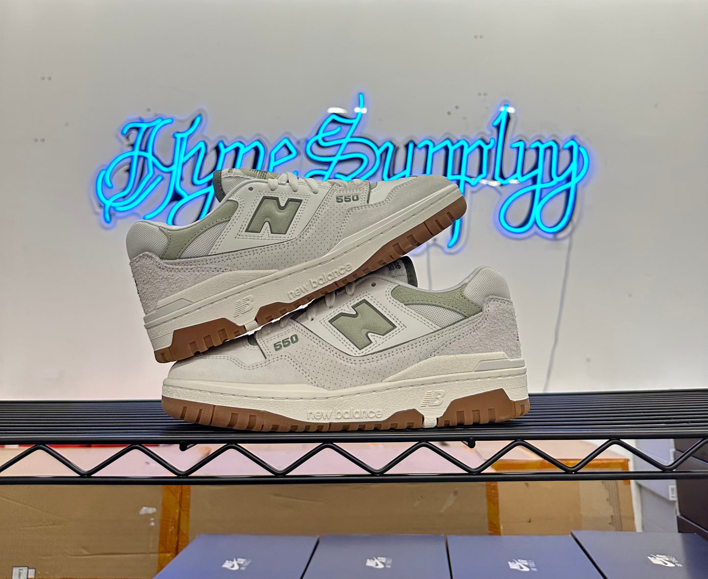 New balance 550 ‘White Olive Gum’ BBW550FO (Women’s)