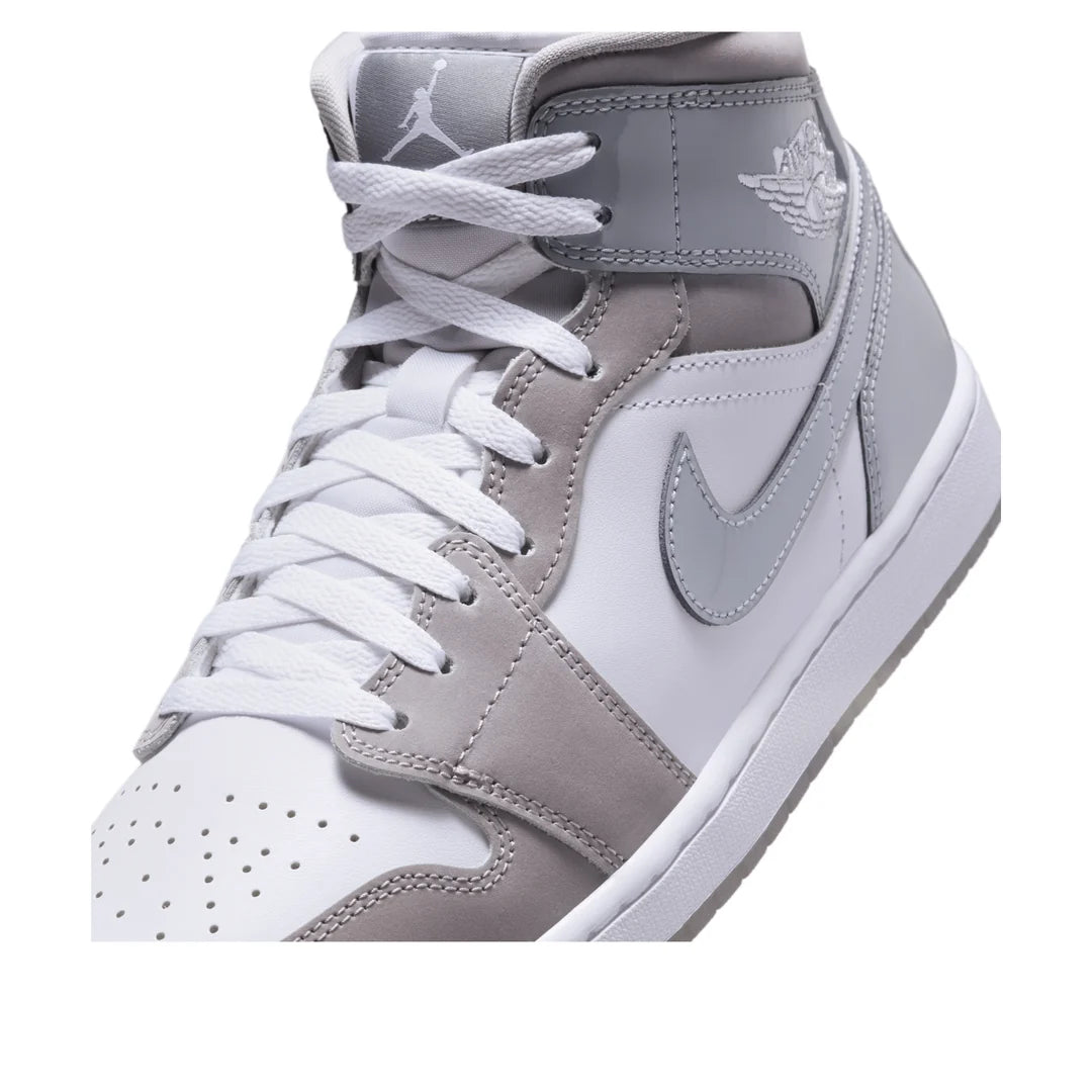 JORDAN 1 MID SE 'PATENT COOL GREY'