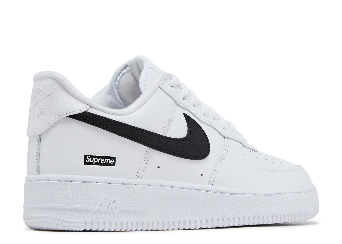 SUPREME X AIR FORCE 1 LOW 'BOX LOGO - WHITE BLACK'