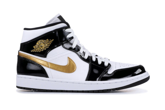 Jordan 1 Mid “Black Gold” 852542-007 (Men)