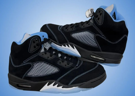 JORDAN 5 RETRO 'BLACK UNIVERSITY BLUE' 2026