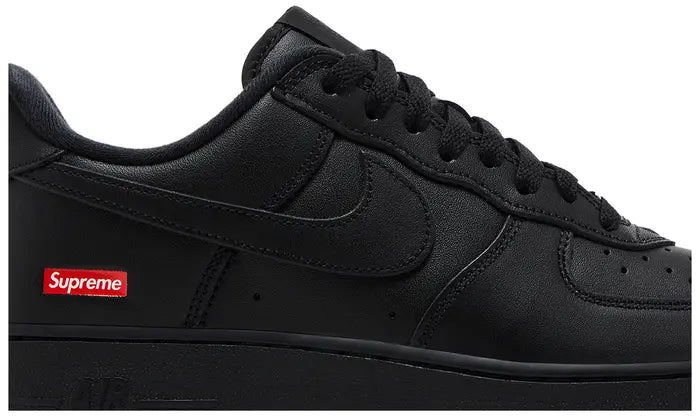 SUPREME X AIR FORCE 1 LOW 'BOX LOGO - BLACK'