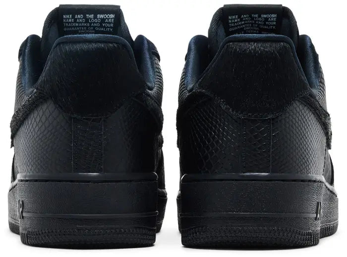 AIR FORCE 1 LOW 07 LX 'BLACK PONY HAIR SNAKESKIN'