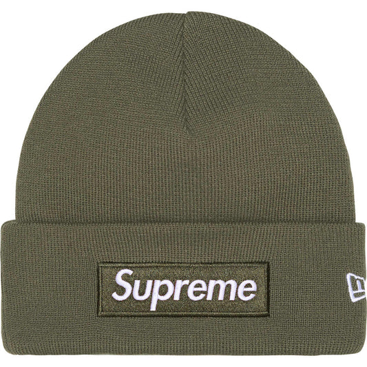 Supreme New Era Box Logo Beanie (FW25) LIGHT OLIVE
