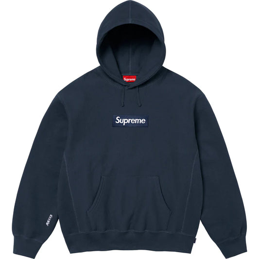 Supreme Box Logo Hooded Sweatshirt 25’ NAVY