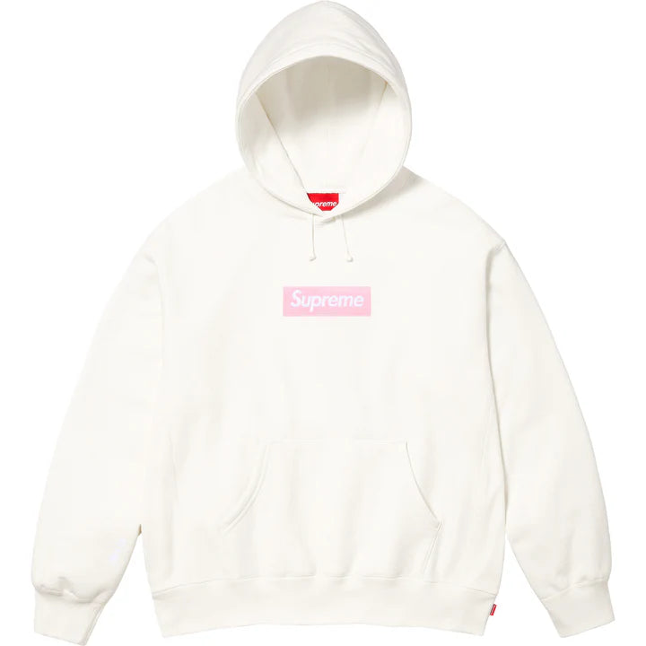 Supreme Box Logo Hooded Sweatshirt 25’ WHITE