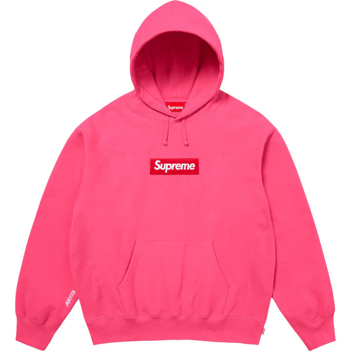 Supreme Box Logo Hooded Sweatshirt 25’ MAGENTA