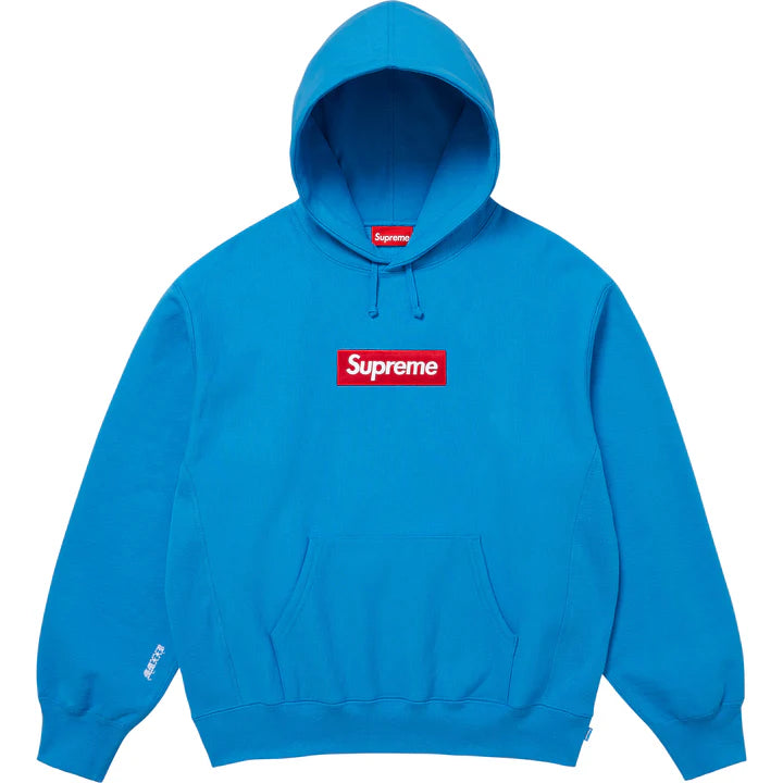 Supreme Box Logo Hooded Sweatshirt 25’ CYAN